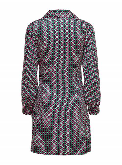 DRESS FEM WOV PRE68/PL32 - TURQUOISE - C