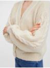 CARDIGAN FEM KNIT PRE57/PL43 - GREY - 