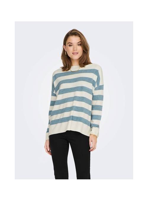 PULLOVER FEM KNIT PC100 - BLUE - Cloud d