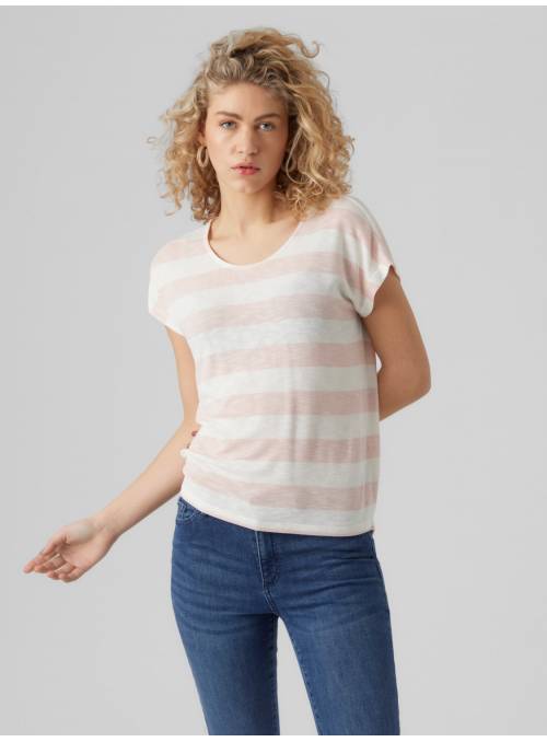 BLOUSE - CLOSED NECKLINE FEM KNIT rosa