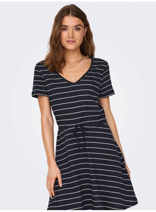 VESTIDO MAY MARINO C/PICO ONLY