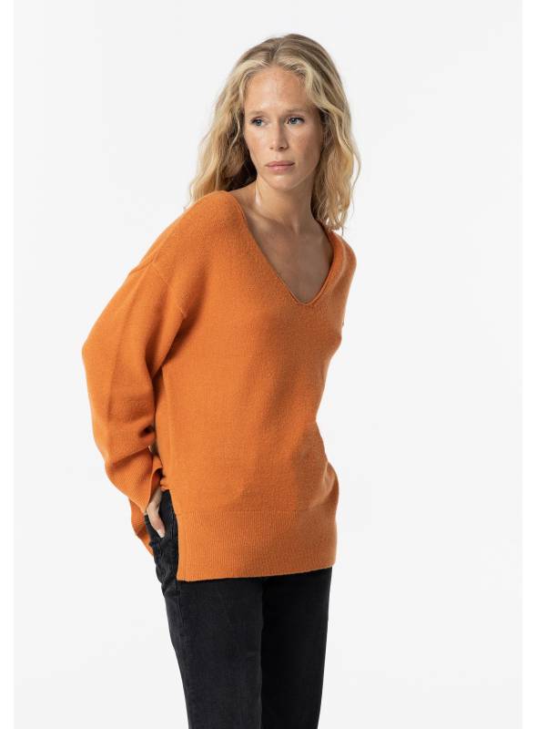 JERSEY CUELLO PICO EGERIA NARANJA
