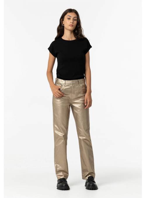 PANTALON DORADO AMY TIFFOSI